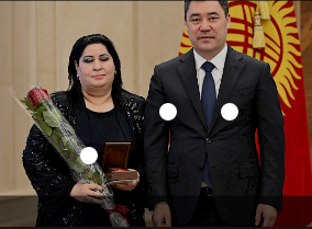 Kırgız Cumhurbaşkanından Türkel Yayın Grubu Genel Başkanına Fahri Unvan 