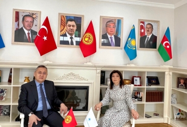 Günay Əfəndiyeva Qırğızıstan Prezidentinin xüsusi nümayəndəsi ilə görüşüb 
