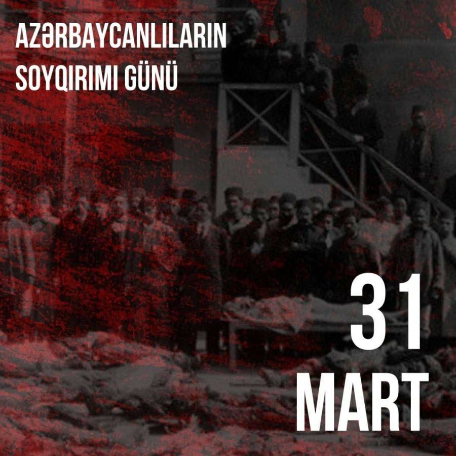 Azərbaycanlılara qarşı soyqırımından 105 il ötür 