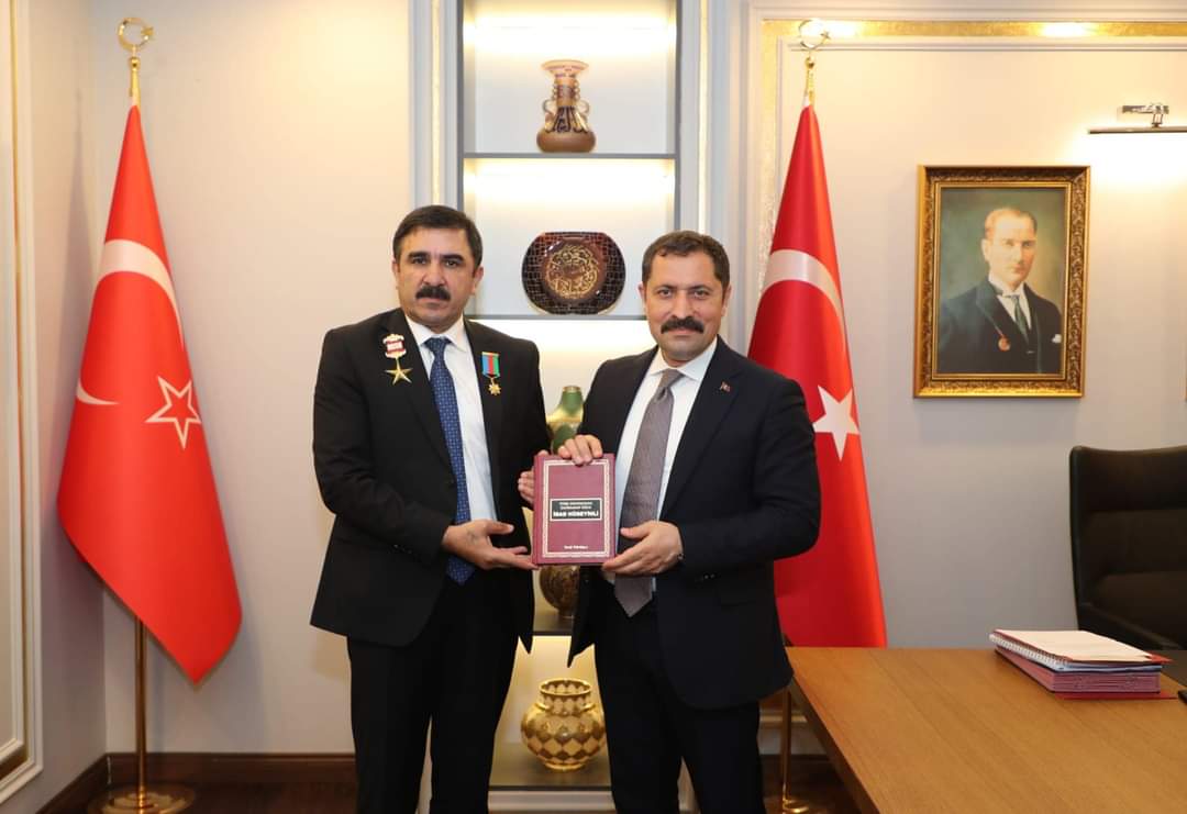 Milli Qəhrəman İbad Hüseynov Hatay valisi ilə görüşüb 