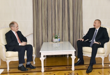 Prezident İlham Əliyev “IBM Global Market” şirkətinin baş vitse-prezidentini qəbul edib 
