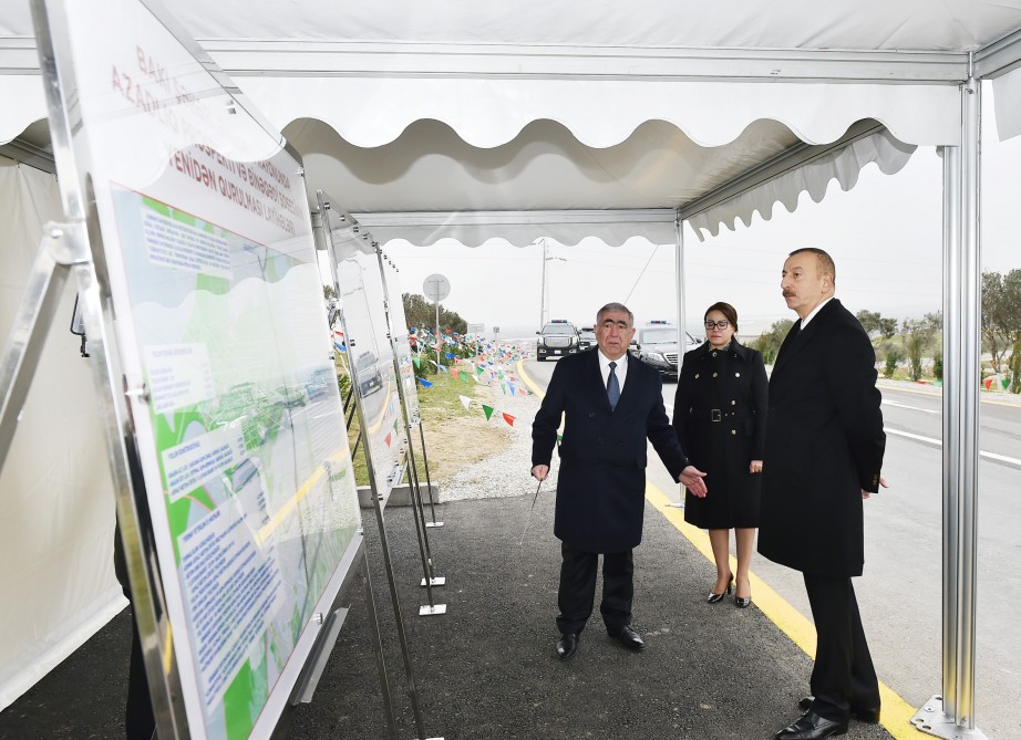 Prezident İlham Əliyev Mehdiabad-Digah-Məmmədli yolunun açılışında iştirak edib – YENİLƏNİB 