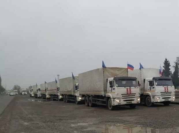 Rusiya Azərbaycana doqquz vaqon humanitar yardım göndərdi 