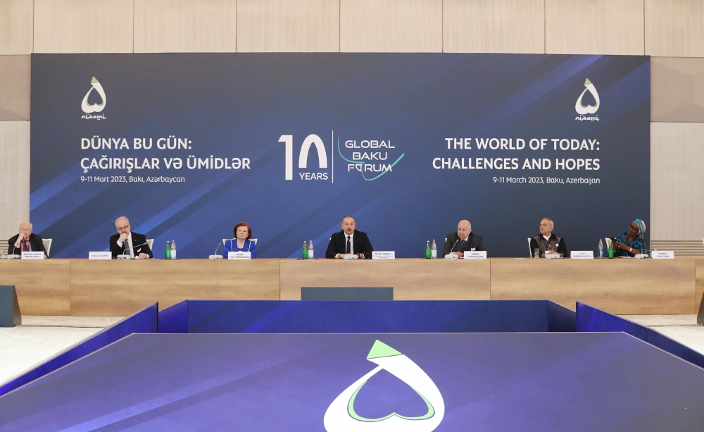 X Qlobal Bakı Forumu multilateralizm, beynəlxalq və regional məsələlər kimi gündəlikdə duran çox aktual mövzuların müzakirə edildiyi platformadır 