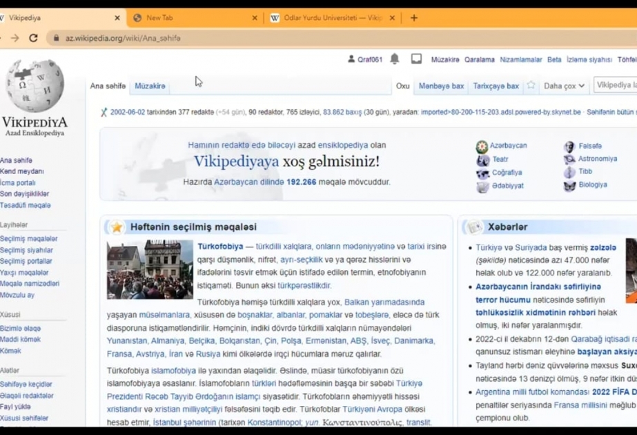 Naxçıvan Dövlət Universitetində “Vikipediya” qrupu yaradılıb