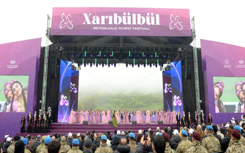 Şuşada “Xarıbülbül” Beynəlxalq Musiqi Festivalının qala-konserti keçirildi 