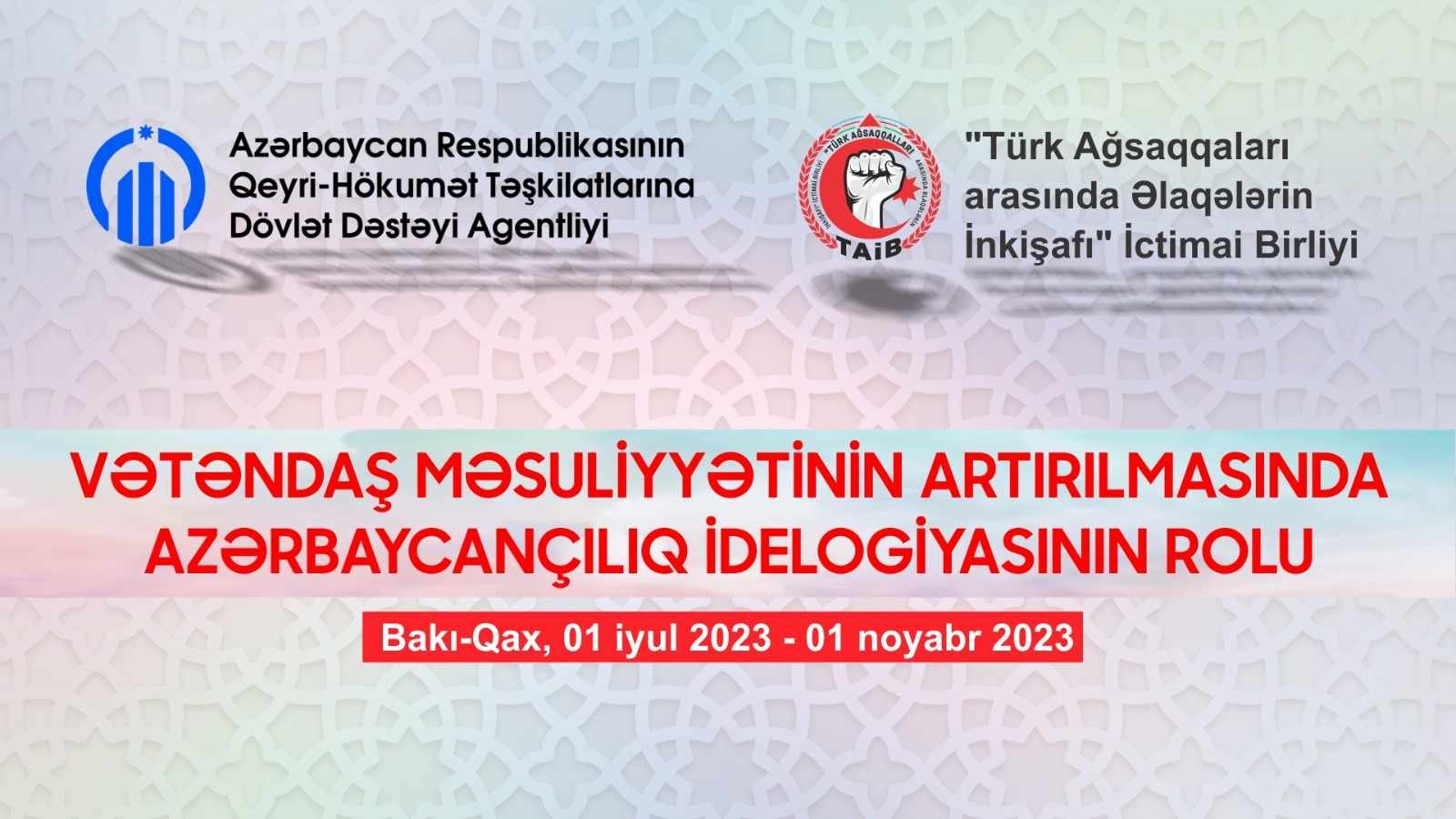 “Türk Ağsaqqalları arasında Əlaqələrin İnkişafı” İctimai Birliyi yeni layihənin icrasına başlayıb 