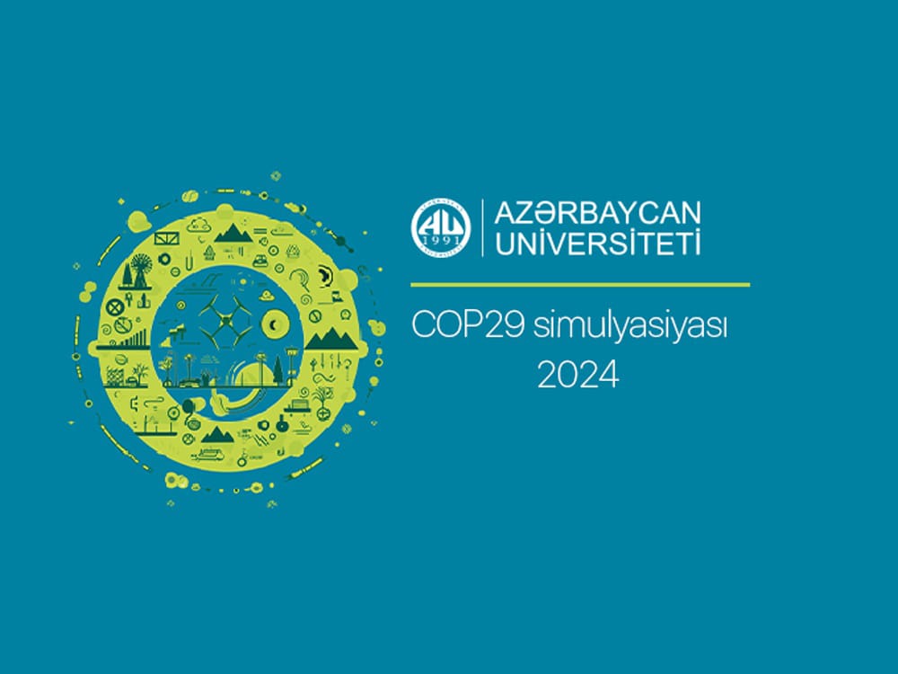 Azərbaycan Universiteti tələbələr arasında “COP29 simulyasiya” layihəsini həyata keçirir 
